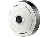 7links 360 Kamera: IP-Panorama-Überwachungskamera für 360°-Rundumsicht & Nachtsicht, 960p (Panorama Ip Kamera)