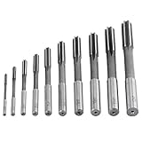 10 Stücke Reibahlen H7 HSS Gerade Reibahle Maschinenschneider 3/4/5/6/7/8/9/10/11 / 12mm Reibahlen Set H7