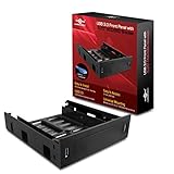 Vantec USB 3.0 Frontpanel mit 5,25 Zoll HDD/SSD Halterung (HDA-502H)
