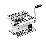 G3 Ferrari G20124 Blättern Easy Nudelmaschine, Edelstahl, Rollen 18 cm aus Aluminium