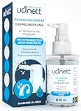 Hörgerätereiniger Spray Bluetooth Kopfhörer 30ml Udinett - Alkoholfreies Schnelldesinfektionsspray - Reiniger mit Reinigungsbürste Gegen Schmutz und Ohrenschmalz