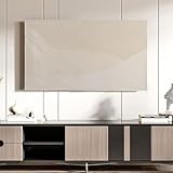 VDLLQYN Geometrische Muster-Kunst-TV-Abdeckung, LED-LCD-Wand-TV-Abdeckung for den Innen- und Außenbereich, wasserdichte und Sonnenschutz-Display-Schutzabdeckung(B,49in)