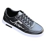 Sportschuhe für Herren, Laufschuhe, atmungsaktiv, leicht, Sneaker, Herren, bequem, Sicherheitsschuhe, Fitness, Laufen, Athletisch, Sneaker, Sportschuhe, Laufschuhe, A1, Schwarz, 44 EU