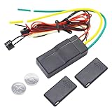 Vjsujehgy 12-V-Wegfahrsperre für Autos, Anti-Hijacking, 2,4 GHz RFID, Kabellose Auto-Motorsperre, Kabellose Wegfahrsperre, Verstecktes Autoschloss