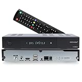 [Test SEHR GUT, Note 1.1*] Zehnder UHD 4K Sat Receiver HX 2500 mit Aufnahmefunktion, Internetradio, VFD Display - Digital Sat-Receiver für Satellitenschüssel Satelliten TV Fernseher, HD-Receiver
