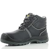 SAFETY JOGGER Sicherheits und Arbeitsstiefel Herren und Damen - Bestboy - Sicherheitsstiefel, Schutzstiefel EU 45, Schwarz