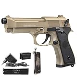 Cyma cm.126/M9/M92 Classic Softair/Airsoft AEP -TAN- inkl. NIMH Akku & Lader  0,5 J.