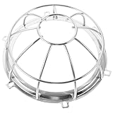 Angoily Schutzabdeckung des Rauchsensors Feuersprinklerschutz Sprinklerabdeckung Für Feuersprinkler Sprinklerkopfabdeckung Abdeckungen Für Feuersprinkler Baumschutz Silver Rostfreier Stahl
