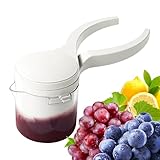 Manuelle Zitruspresse | Manueller Fruchtsaftpresse Ergonomisch | Obstpresse – für Limette, Grapefruit, Tomaten, Granatapfel, Wassermelone, Meetings, Picknick, Camping, Bar