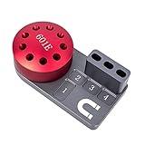 Deswtrer 9 LöCher Schraubendreher Lagerregal Aufbewahrungs Kasten 360 Grad Drehbarer Halter Montagegestell Schrauben Dreher Telefon Teile Rot