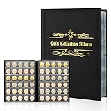 UTOCLEC 480 Stück Münzen Aufbewahrung, Coins Collection Album, Münzalbum Münzsammlung Münzen Sammelalbum, Sammler Münzalbum Transparent