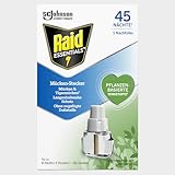Raid Essentials Mücken-Stecker 45 Nächte Nachfüller, Elektrischer Insektenschutz vor Mücken und Tigermücken, 3er Pack (3 x 32ml)