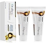 2PCS Zahnprothesen Haftcreme, Thermoplastischer Prothesenkleber, Haftcreme für Zahnprothesen, Sicherer Halt für Zahnprothesen, Thermoplastic Denture Adhesive, für Voll- und Teilprothesen, 68g