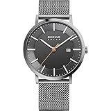 BERING Herren Uhr Solar Movement - Solar Collection mit Edelstahl und Saphirglas 15439-377