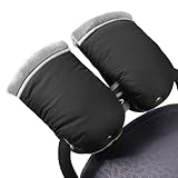 Kinderwagen Handwärmer, winddichter und wasserdichter Kinderwagen Handwärmer für den Winter, universelle Größe mit extra dickem Frostschutz, Kinderwagen Muff Handwärmer