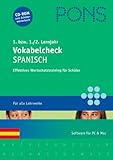 PONS Vokabelcheck Spanisch 1./2. Lernjahr