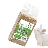 Kaninchenstreu, Geruchskontrolle, natürliches Frettchenstreu, Terrarium-Substrat für Rennmäuse, Hühner, Igel, Frettchen, Hamster, Chinchilla-Käfig