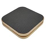 AMSLSIU Robuste Taillendrehscheibe für effektives Balance Board Training, gefertigt aus Holz. Zubehör für Heimfitnessstudios.