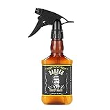 Friseur Wassersprüher, nachfüllbar Barber Wassersprüher Barber Vintage Sprühflasche Haarwerkzeug 300ML Braun