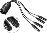 Pronomic NetCore SP-3F Multicore-Spliss female - Peitsche mit 4 XLR-Steckern (female) auf RJ45 Buchse - zur Übertragung analoger oder digitaler Signale über Netzwerkkabel