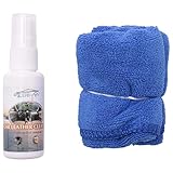 Shuimitao 30Ml Auto Innenausstattung Leder Pflege Instandhaltung Reiniger(Handtuch)
