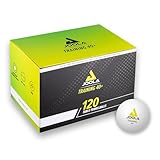 JOOLA 44230 Tischtennisbälle TRAINING 40+ Tischtennis Bälle 120er Karton, Weiss