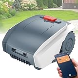 VNATWGOO RasenmäHroboter, Automatischer RasenmäHer, MäHer Mit Einstellbarer MesserhöHe, Mit Ipx5 Wasserdicht, Optische Navigation, Hindernisvermeidung