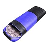 Schlafsäcke für Erwachsene, 1,5 kg/1,7 kg, ultraleichter Schlafsack für Erwachsene, Outdoor-Camping, Daunenschlafsack, Herbstschlafsack, 210 x 80 cm (weiß, Einzelbett)