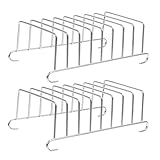 Ciieeo 1 Satz Edelstahlgestell Toastständer Kitchen Accessories Zubehör Für Kochen Oven Rack Küche Armaturen Deckelhalter Für Töpfe Grill Für Herd Kochzubehör Kochen Dampfgarer Silver 2st