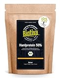 Biotiva Hanfprotein Pulver Bio 1kg - Hanfproteinpulver - 1000g Vorteilspack - Rohkost-Qualität aus österreichischem Anbau - Frei von Gluten, Soja und Laktose - Abgefüllt in Deutschland (DE-ÖKO-005)