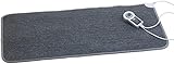 infactory Heizteppich: Beheizbare Fußboden-Matte, Vliesstoff, 105x55cm, 60 °C, 155 W (Fußbodenmatte, Heizteppich Badezimmer, Fußmatte Bad)