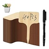 Pflanzschilder 40 Stück Pflanzen Beschriftungsschilder, Pflanzenschilder zum Beschriften Pflanzenetiketten Beschriftungsschilder Pflanzen Beschriftung Blumenstecker Garten Zubehör