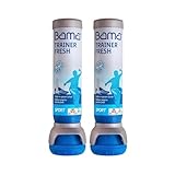 Bama Trainer Fresh Schuh Deo Set (2 x 100ml) – hygienische, antibakterielle Frische, transparentes Schuhspray für Sport-, Arbeits- und Freizeitschuhe