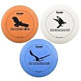 Franklin Sports Pro Disc Golf Discs Set - Equipment Starter Kit - Driver, Mid-Range, Putter Discs inklusive - Full Frolf - Profi Set