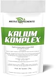 Kalium Tabletten Komplex Potassium Gluconat 100% Vegan Hochdosiert GMO-Frei + ohne Konservierungsstoffe für Männer und Frauen (360 Stück MULTI Rabatt)