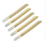 SHDIATOOL Diamant-Stichsägeblätter für Granit Marmor Fliesen Ziegel Kunststoff 5pcs 4 Zoll / 100mm Hohe Professionelle Qualität Vakuum Gelötete Trennscheibe