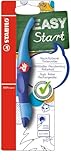 STABILO - Ergonomischer Tintenroller für Rechtshänder - EASYoriginal in dunkel-/hellblau - blau (löschbar) - inkl. Patrone