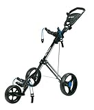 Ben Sayers Unisex – Erwachsene D3 Carts mit Gasantrieb, Black, Three-Wheel
