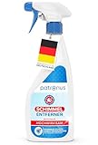 Patronus Schimmel-Entferner mit starker Tiefenwirkung [500 ml] für Wand, Bad, Tapete & mehr - Effektives Anti Schimmel Spray mit Aktivchlor zum Schimmel entfernen Wand, Fugenreiniger Bad & Fliesen