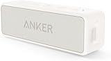 Anker soundcore 2 Bluetooth Lautsprecher, Fantastischer Sound, Enormer Bass mit Dualen Bass-Treibern, 24h Akku, Verbesserter IPX7 Wasserschutz, Kabelloser Lautsprecher für iPhone, Galaxy usw.