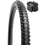 YunSCM 73,7 cm Fahrradreifen 73,7 cm (29 x 3,0 Zoll) (76–622) und 73,7 cm Fahrradschlauch 29 x 2,5/3,45 AV32 mm Schrader-Ventil, kompatibel mit 29 x 3,0 Mountainbike-Reifen und Schlauch, 1 Stück