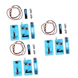 ibasenice 3 Teiliges Wissenschaftliches Experimentierbox Labor Basis Schaltkreis Lern Starter Kit Schaltkreis Ausrüstung Elektrischer Schaltkreis Lern Kit Grundlegendes Schaltkreis Lern