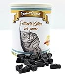 AnyCakes Frittierte Katze süß-sauer aus der Dose – lustiges Geschenk zu Weihnachten oder Geburtstag für Kinder und Erwachsene – Lakritz Katzen in einer Feinkost Dose – 300g