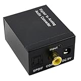Digital Audio Amplifier, 3.5mm Audio Jack, Optical Audio Converter, Digital Coaxial to Analog, Home Cinema Audios, Digital Audios Signal with 3.5mm Jack for Home Theater