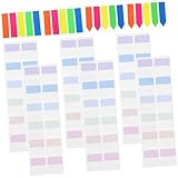 SHOWERORO 640 Stück office zubehör schoot markers die markierung Notizzettel Sticky-Seiten-Tabs tragbarer Seitenmarker Trennlaschen kleben beschreibbare Seitenmarkierung Klebestreifen Papier