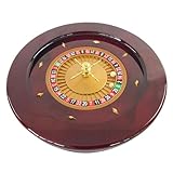 ZEONIK Roulette Deluxe-Roulette-Rad-Spielset, 20-Zoll-Roulette-Rad in Casino-Qualität mit 2 Roulette-Kugeln, Freizeit-Tischspiele, ideal für Heimspielabende Drehscheibe