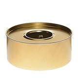 Hussala Basic Flammschale [4 h Brennzeit / 6 Stück], windgeschützte Wachs-Kerze in Aluminium-Dose