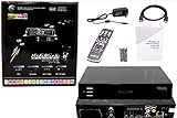 Medialink Kabelreceiver mit Aufnahmefunktion, CI, CX, VFD für Kabel Fernseher TV - Black Panther Kabel Receiver mit alphanumerisches Display, HDMI, Kartenleser, PVR, USB, SCART, LAN + M@tec HDMI Kabel