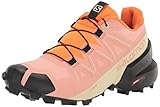 Salomon Speedcross 5 Damen Trail Running Schuhe, Grip, Stabilität, Passform, Blooming Dahlia, 39 1/3