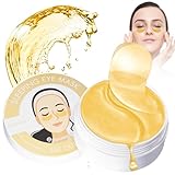 Augenpads, 60Pcs Augenpads Hyaluron Gegen Augenringe, Anti-Aging Gel Eye Pads, Algenextrakt Augenmasken Gegen Tränensäcke und Fältchen
